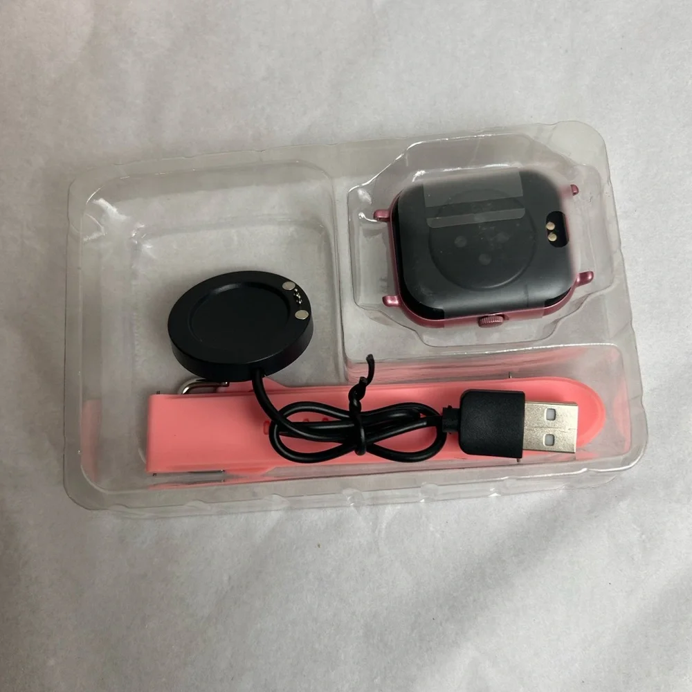 Smart Watch with Pink Band